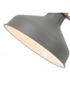 Morgan Adjustable Floor Lamp, 1 x E27, Sand Grey/Copper/White