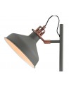 Morgan Floor Lamp, 2 x E27, Sand Grey/Copper/White