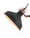 Morgan Floor Lamp, 2 x E27, Sand Back/Copper/White