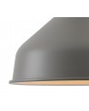 Morgan Small Pendant, 1 x E27, Sand Grey/Copper/White
