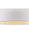Morgan Small Pendant, 1 x E27, Sand White/Satin Nickel/White