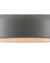 Morgan Medium Pendant, 1 x E27, Sand Grey/Copper/White