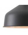Morgan Medium Pendant, 1 x E27, Sand Black/Copper/White