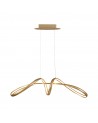 Erika Large Oval Pendant, 39W LED, 3000K, 1950lm, Sand Gold, 3yrs Warranty