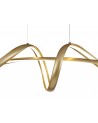 Erika Large Oval Pendant, 39W LED, 3000K, 1950lm, Sand Gold, 3yrs Warranty