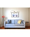 Erika Large Oval Pendant, 39W LED, 3000K, 1950lm, Sand Gold, 3yrs Warranty