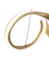 Erika Small Pendant, 30W LED, 3000K, 1800lm, Sand Gold, 3yrs Warranty