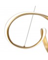 Erika Large Pendant, 42W LED, 3000K, 2513lm, Sand Gold, 3yrs Warranty