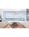 Erika Large Pendant, 42W LED, 3000K, 2513lm, Sand Gold, 3yrs Warranty