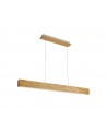 Agnes Pendant, 2 x 20W LED, 3000K, 1662lm, Medium Oak/Matt White, 3yrs Warranty