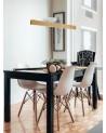 Agnes Pendant, 2 x 20W LED, 3000K, 1662lm, Medium Oak/Matt White, 3yrs Warranty