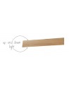 Agnes Wall Lamp, 2 x 10W LED, 3000K, 968lm, Medium Oak/Matt White, 3yrs Warranty