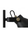 Perry Adjustable Table Lamp, 1 x E27, Matt Black/Antique Brass/Khaki