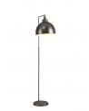 Harley Adjustable Floor Lamp, 1 x E27, Antique Silver/Copper/White
