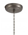 Harley Medium Pendant, 1 x E27, Antique Silver/Copper/White