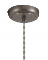 Harley Large Pendant, 1 x E27, Antique Silver/Copper/White