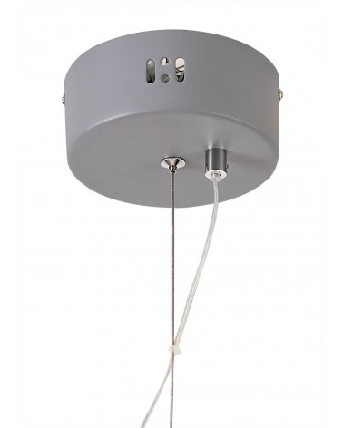 Russel Small Diamond Pendant, 8W LED, 3700K, Matt Grey, 3yrs Warranty