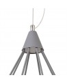 Russel Large Diamond Pendant, 10W LED, 3700K, Matt Grey, 3yrs Warranty