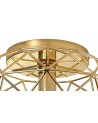Brooklyn Flush Ceiling, 1 x E27, Polished Brass