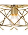 Brooklyn Flush Ceiling, 1 x E27, Polished Brass