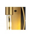 Libby Wall Lamp, 1 Light E27, Sand Gold/Matt Black