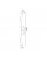 Eliot Wall Lamp Large, 2 x 6W LED, 3000K, 840lm, IP44, Polished Chrome, 3yrs Warranty