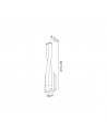 Edgar Wall Lamp Small, 2 x 5W LED, 3000K, 700lm, IP44, Polished Chrome, 3yrs Warranty