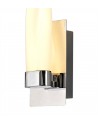 Edgar Wall Lamp Small, 2 x 5W LED, 3000K, 700lm, IP44, Polished Chrome, 3yrs Warranty