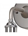 Felix Wall Lamp 1 Light E27 IP65 Exterior Satin Nickel/Polished Chrome