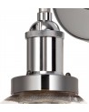 Felix Wall Lamp 1 Light E27 IP65 Exterior Satin Nickel/Polished Chrome