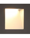 Cobalt Recessed Square Wall Lamp, 1.8W LED, 3000K, 70lm, IP65, Black, 3yrs Warranty