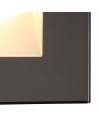 Cobalt Recessed Square Wall Lamp, 1.8W LED, 3000K, 70lm, IP65, Black, 3yrs Warranty