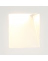 Cobalt Recessed Square Wall Lamp, 1.8W LED, 3000K, 70lm, IP65, White, 3yrs Warranty