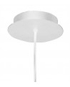 Oriana Flat Pendant, 22W LED, IP44, RGB/Remote Control/App Control With Built In Speaker, Bluetooth Connection, White