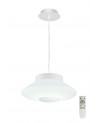 Oriana Flat Pendant, 22W LED, IP44, RGB/Remote Control/App Control With Built In Speaker, Bluetooth Connection, White
