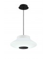 Oriana Flat Pendant, 22W LED, IP44, RGB/Remote Control/App Control With Built In Speaker, Bluetooth Connection, White