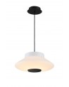 Oriana Flat Pendant, 22W LED, IP44, RGB/Remote Control/App Control With Built In Speaker, Bluetooth Connection, White