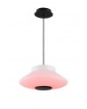 Oriana Flat Pendant, 22W LED, IP44, RGB/Remote Control/App Control With Built In Speaker, Bluetooth Connection, White