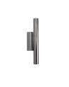 Everett Wall Lamp, 2 x 3W LED, 3000K, 300lm, IP54, Polished Chrome