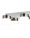 Dayton Wall Lamp Triple Adjustable, 3 x 5W LED, 4000K, 1275lm, IP44, Polished Chrome, 3yrs Warranty