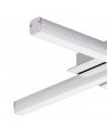 Meridian 4 Light Ceiling, 4 x 6W LED, 4000K, 2210lm, IP44, Polished Chrome, 3yrs Warranty