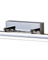 Meridian Wall Lamp Large Adjustable, 18W LED, 4000K, 1784lm, IP44, Polished Chrome, 3yrs Warranty