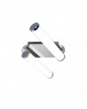 Lowell Ceiling Lamp, 2 x 9W LED, 4000K, 1153lm, IP44, Polished Chrome, 3yrs Warranty