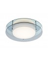 Pixie Ceiling, 18W LED, 3000K, 1620lm, IP44, Smoked/Mirror, 3yrs Warranty