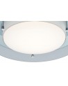 Pixie Ceiling, 18W LED, 3000K, 1620lm, IP44, Smoked/Mirror, 3yrs Warranty