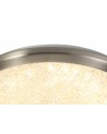 Tabitha Ceiling, 30cm 12W LED, 3000K, 750lm, IP44, Satin Nickel/Crystaline, 3yrs Warranty