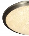 Tabitha Ceiling, 30cm 12W LED, 3000K, 750lm, IP44, Satin Nickel/Crystaline, 3yrs Warranty