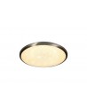 Tabitha Ceiling, 36cm 18W LED, 3000K, 1044lm, IP44, Satin Nickel/Crystaline, 3yrs Warranty