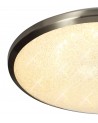 Tabitha Ceiling, 36cm 18W LED, 3000K, 1044lm, IP44, Satin Nickel/Crystaline, 3yrs Warranty