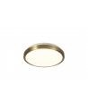 Hattie Ceiling, 12W LED, 4000K, 565lm, IP44, Soft Bronze/White, 3yrs Warranty